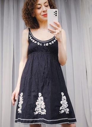 Сарафан платье в стиле этно с вышивкой2 фото