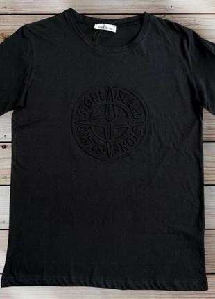 Sdf мужская футболка  stone island premium качество / стоник стоун айленд чоловіча футболка  поло майка ua3 фото