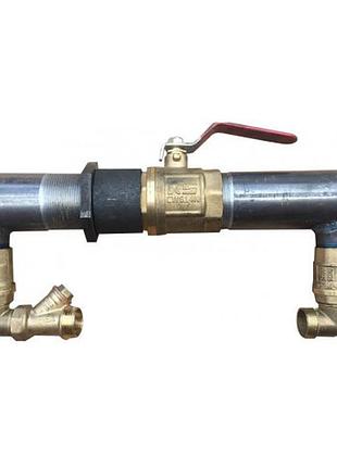 Байпас 50 кран 200 мм короткий