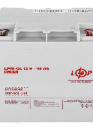 Аккумулятор гелиевый logicpower lpm-gl 12v - 45ah