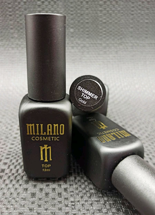 Rubber топ milano із золотистим шиммером,
gold top shimmer