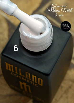 Гель лак milano milk
об'єм 8 мл5 фото