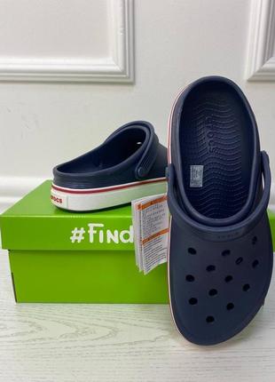 Crocs off court clog navy мужские кроксы сабо3 фото