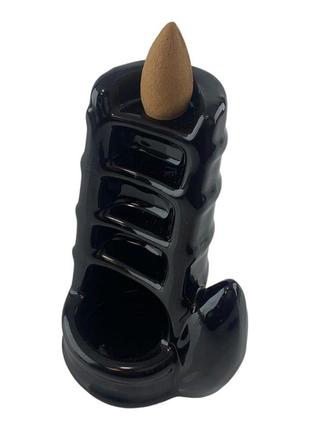 Підставка під пахощі димний фонтан бамбук рідкий дим + 5 конусів у подарунок 35068