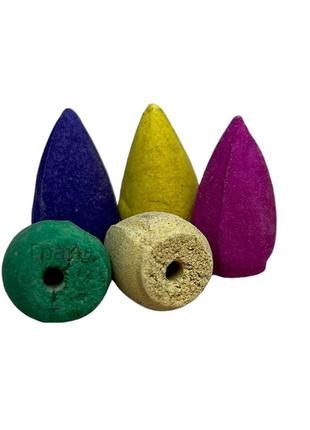 Підставка під пахощі димний фонтан бамбук рідкий дим + 5 конусів у подарунок 35068