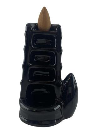 Підставка під пахощі димний фонтан бамбук рідкий дим + 5 конусів у подарунок 35068