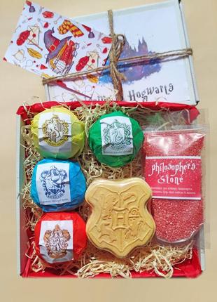 Подарунок школяреві на тему гаррі поттера, подарунковий бокс для прийняття ванн на 1 вересня