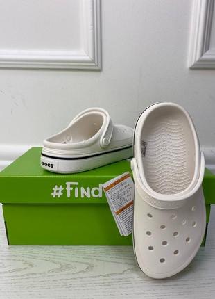 Crocs off court clog white мужские кроксы сабо3 фото