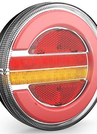 Комплект задніх ліхтарів "гамбургер" led 10-30v ferze lh+rh