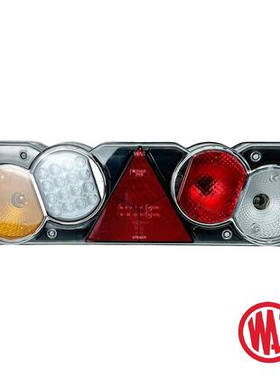 Задний фонарь прицепа led+лампочки 24v левый was