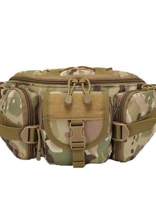 Сумка тактическая на пояс aokali outdoor d05 camouflage cp