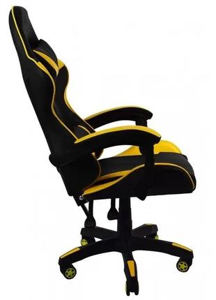 Геймерское кресло усиленное, кресло для геймеров с подушками, компьютерное игровое кресло с подлокотниками4 фото