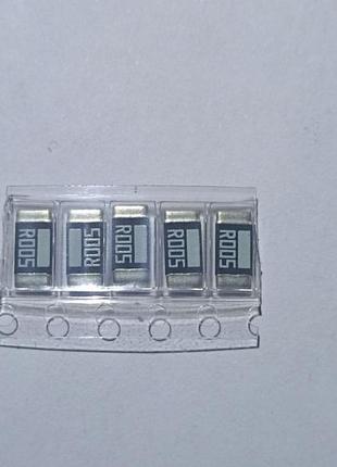 50шт.набір резисторів шунт smd 2512 0,005 0,01 0,05 0,1 0,2-1 ом3 фото
