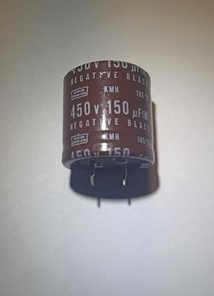 Конденсатор 150 мкф 450 в v 150мкф 450в 150uf 450v uf 150mkf mkf nippon kmh
