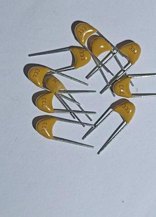 10шт 33 nf(нф)(0,033мкф) маркування 333 50v керамічний конденсатор