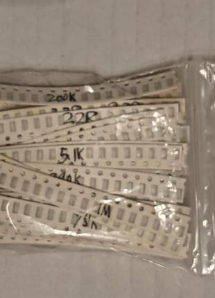 660шт.smd 1206 набор резисторов 1ом-1мом 33 номинала по 20 шт