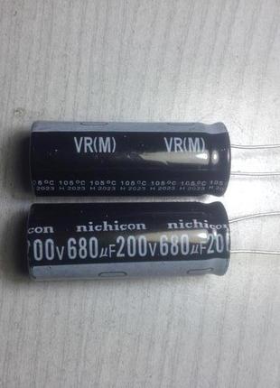 Конденсатор 680 мкф 200 в v 680мкф 200в 680uf 200v uf реал ~500uf