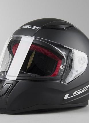 Мотошлем ls2 ff353 rapid matt black черный мат