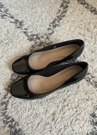 Туфли лаковые m&amp;s размер 36