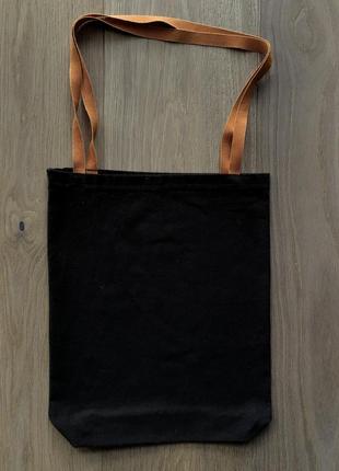 Эко сумка шоппер торба tod’s коричневая2 фото