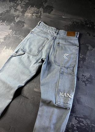 Karl kani cargo pant original y2k sk8 street skate wear мужские джинсы7 фото