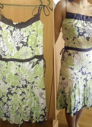 Ретро сукня сарафан в квітковий візерунок