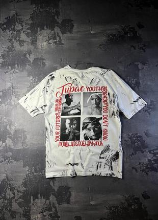 2 tupac gangs original tee sk8 y2k street wear merch мужская футболка