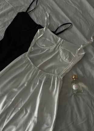 Атласна сукня міні 🔥6 фото