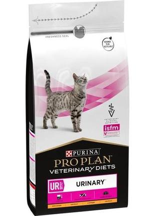 Сухой корм purina pro plan veterinary diets ur urinary для котов, мочекаменные болезни 1.5 кг