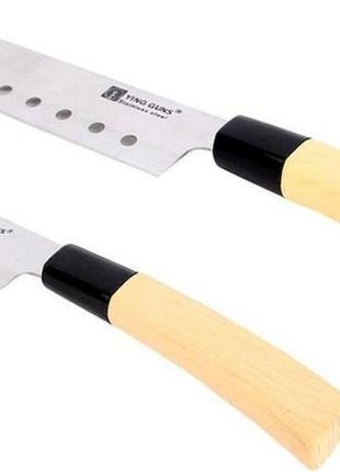 Набор ножей качественных 5 в 1, кухонные ножи с нержавеющей стали4 фото