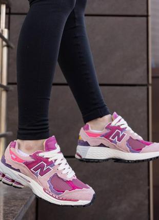 Женские/кроссовки new balance 2002r pink violet