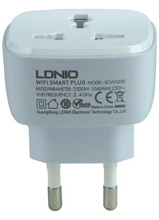 Смарт розетка wifi smart power plug ldnio scw1050