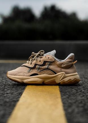 Жіночі кросівки adidas ozweego beige