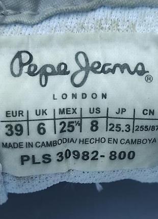 Кроси pepe jeans - 39 (25см)6 фото