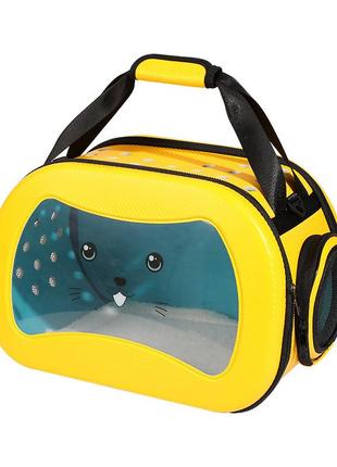 Сумка-переноска для котов и собак taotaopets 255509 yellow
