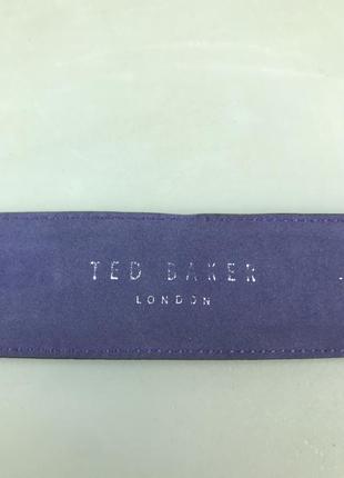 Ted baker london mens leather belt ремень пояс кожаный мужской8 фото