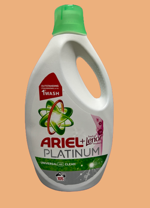 Універсальний гель для прання ariel gel platinum 5,775 л1 фото