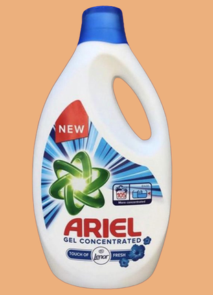 Універсальний гель для прання ariel touch of fresh 5,775 ml