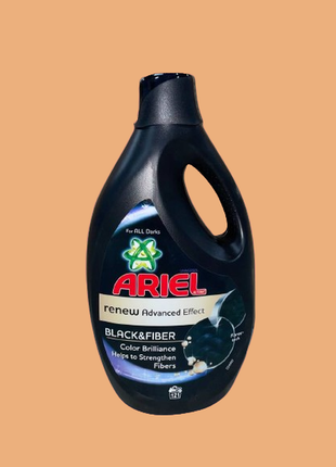 Гель для прання ariel black & fiber для чорного та темного 6 л