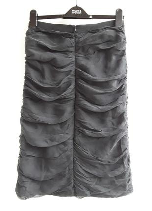 Armani collezioni эффектная шелковая юбка2 фото