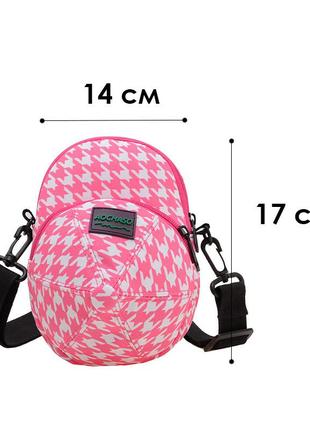 Детская сумка td-637 через плечо на два отделения с ремешком  pink6 фото