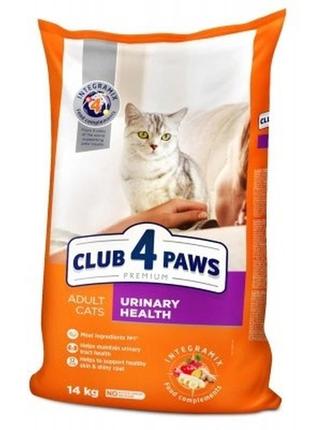 Сухой корм для кошек club 4 paws премиум. поддержание здоровья мочевыделительной системы 14 кг