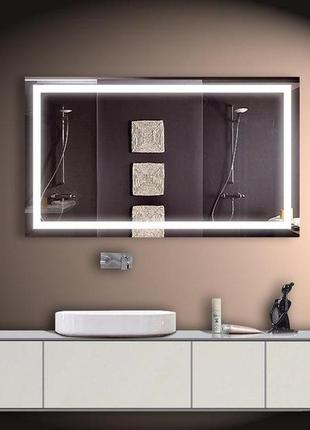 Зеркало с подсветкой led в ванную, спальню, прихожую zsd-058 (1200*800)2 фото