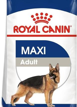 Сухой корм для собак royal canin maxi adult крупных пород старше 15 месяцев 15 кг