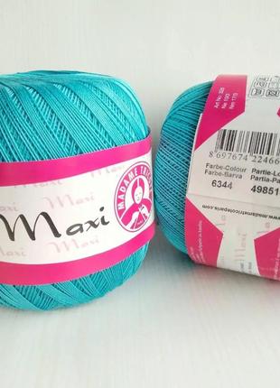 Maxi 6344 пряжа madame tricote paris пряжа100% бавовна максі