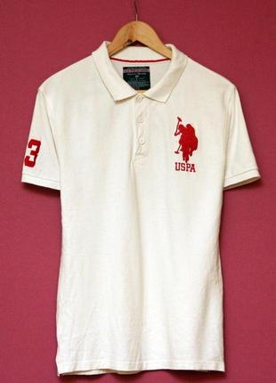 Us polo assn uspa рр m-l big logo поло из хлопка