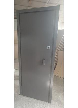 Двери стальные нестандартных размеров "однолистовая антрацит" 600*2000 мм/ железные двери металлические/ двери2 фото