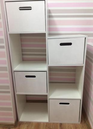 Короби для шафи і натурального дерева в кольорі на вибір