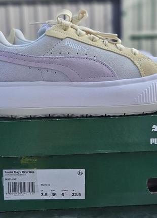 Замшеві кросівки puma suede mayu