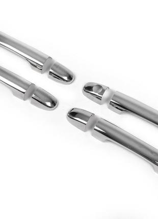 Накладки на ручки (4 шт., нерж.) omsaline - італійська нержавійка для hyundai i-20 2008-2012 рр